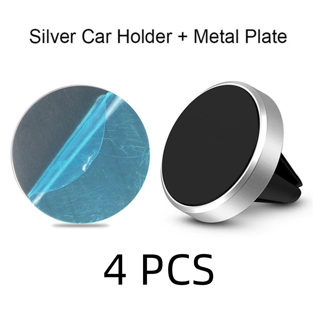 Magnetic Car Phone Holder Universal Mobile Phone Air Vent Mount Holder In Car Smartphone Stand Magnet Holder For iPhone Samsung