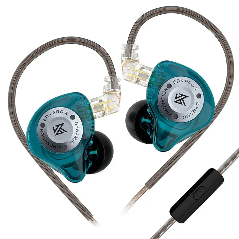 KZ EDX PRO X Dynamic Drive Earphone HIFI Bass Earbud Sport Music Cancelling Headsets 2PIN Cable KZ ZSTX ZSN PRO X EDC EDA ZVX