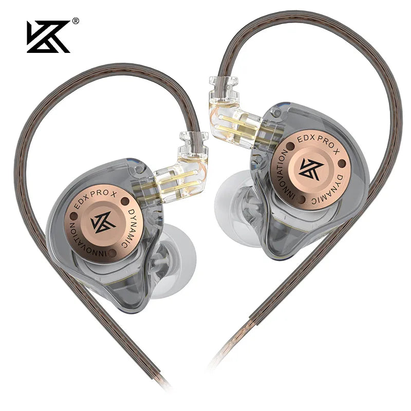 KZ EDX PRO X Dynamic Drive Earphone HIFI Bass Earbud Sport Music Cancelling Headsets 2PIN Cable KZ ZSTX ZSN PRO X EDC EDA ZVX