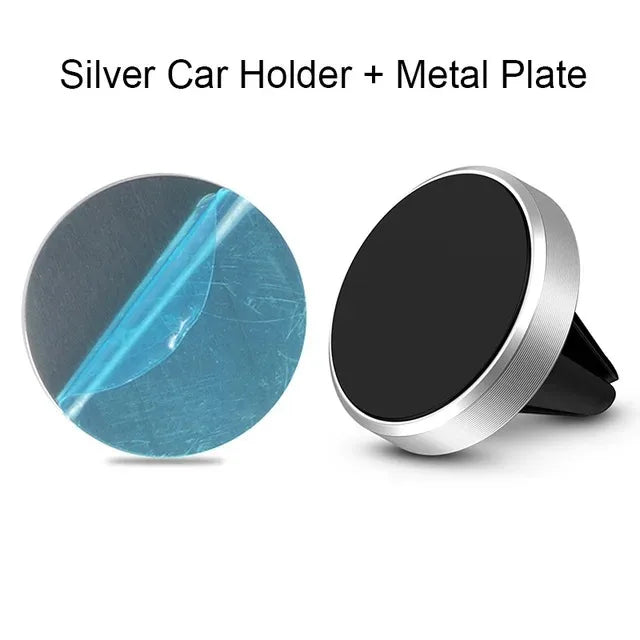 Magnetic Car Phone Holder Universal Mobile Phone Air Vent Mount Holder In Car Smartphone Stand Magnet Holder For iPhone Samsung