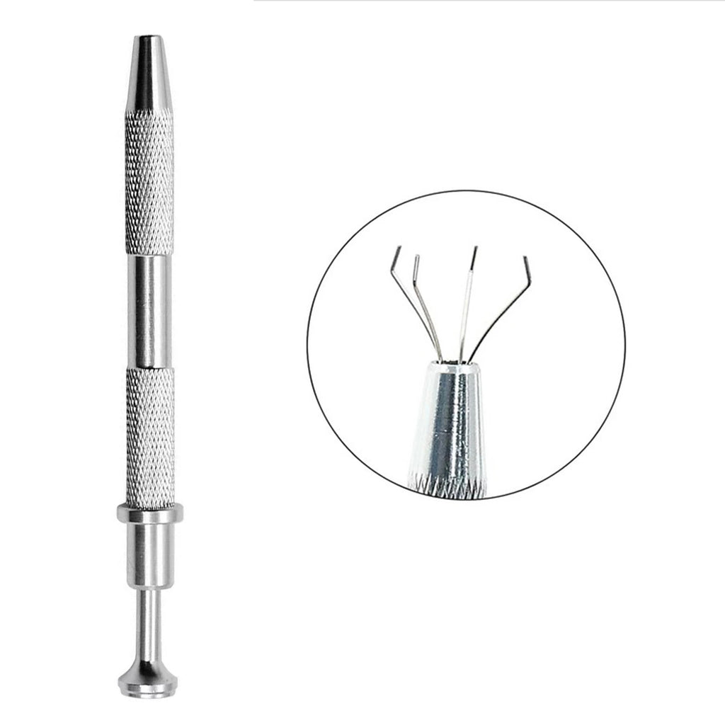 4-Claw Piercing Ball Grabber Aluminum Alloy Mini Rhinestone Claw Tweezers for Daily Maintenance tools