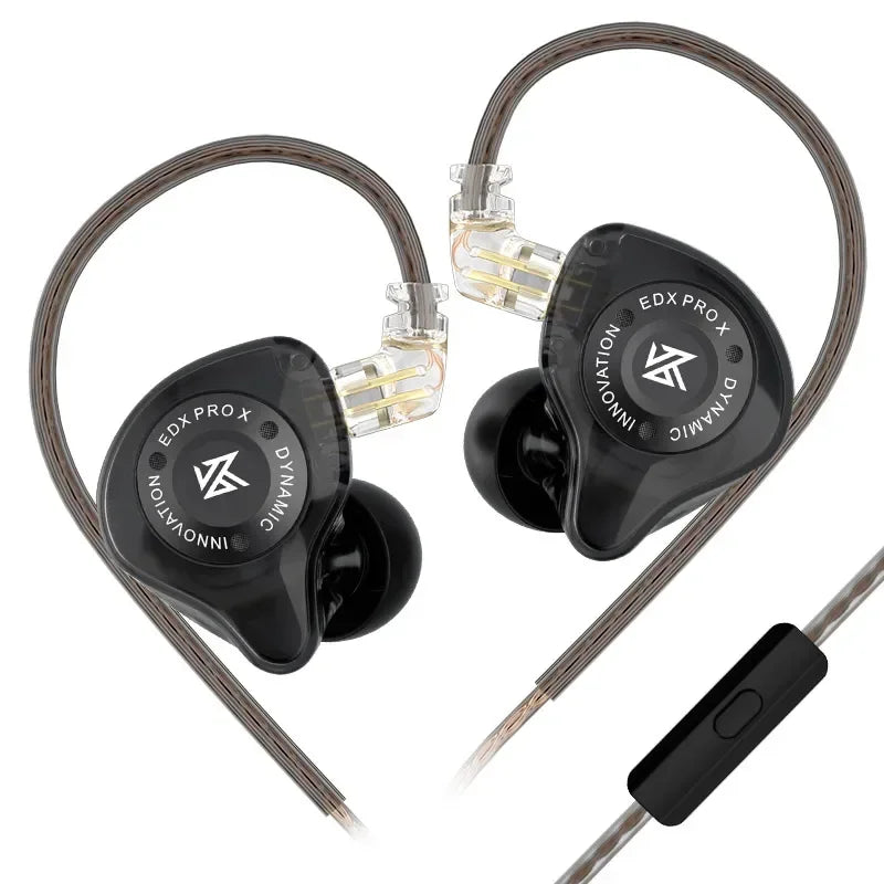 KZ EDX PRO X Dynamic Drive Earphone HIFI Bass Earbud Sport Music Cancelling Headsets 2PIN Cable KZ ZSTX ZSN PRO X EDC EDA ZVX