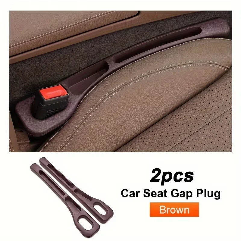 2Pcs Car Seat Gap Plug Strip 2025 Proof Seat Gap Storage Organizer Side Seam Car Gap Filler Leak Interior Decoration Universal
