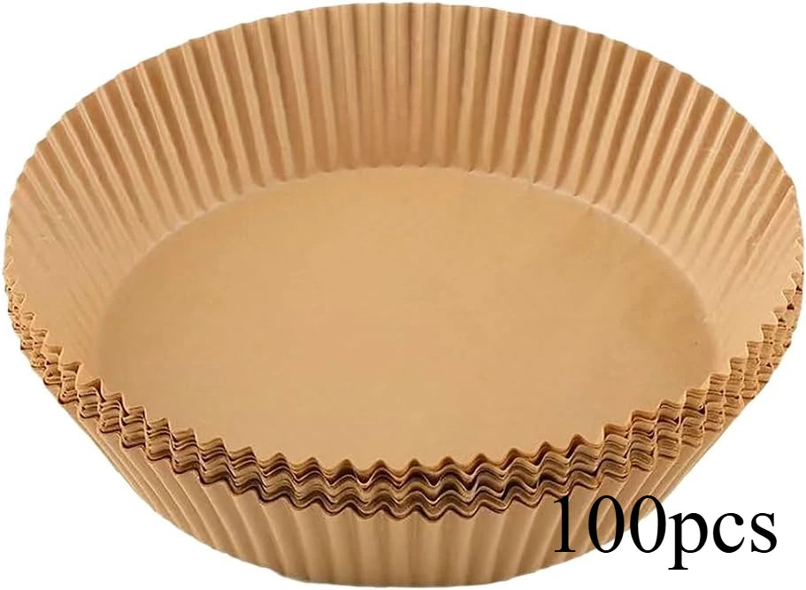 50/100pcs Square Silicone Oil Paper Mini Air Fryer Liner Suitable For Most Air Fryers Non Stick Air Fryer