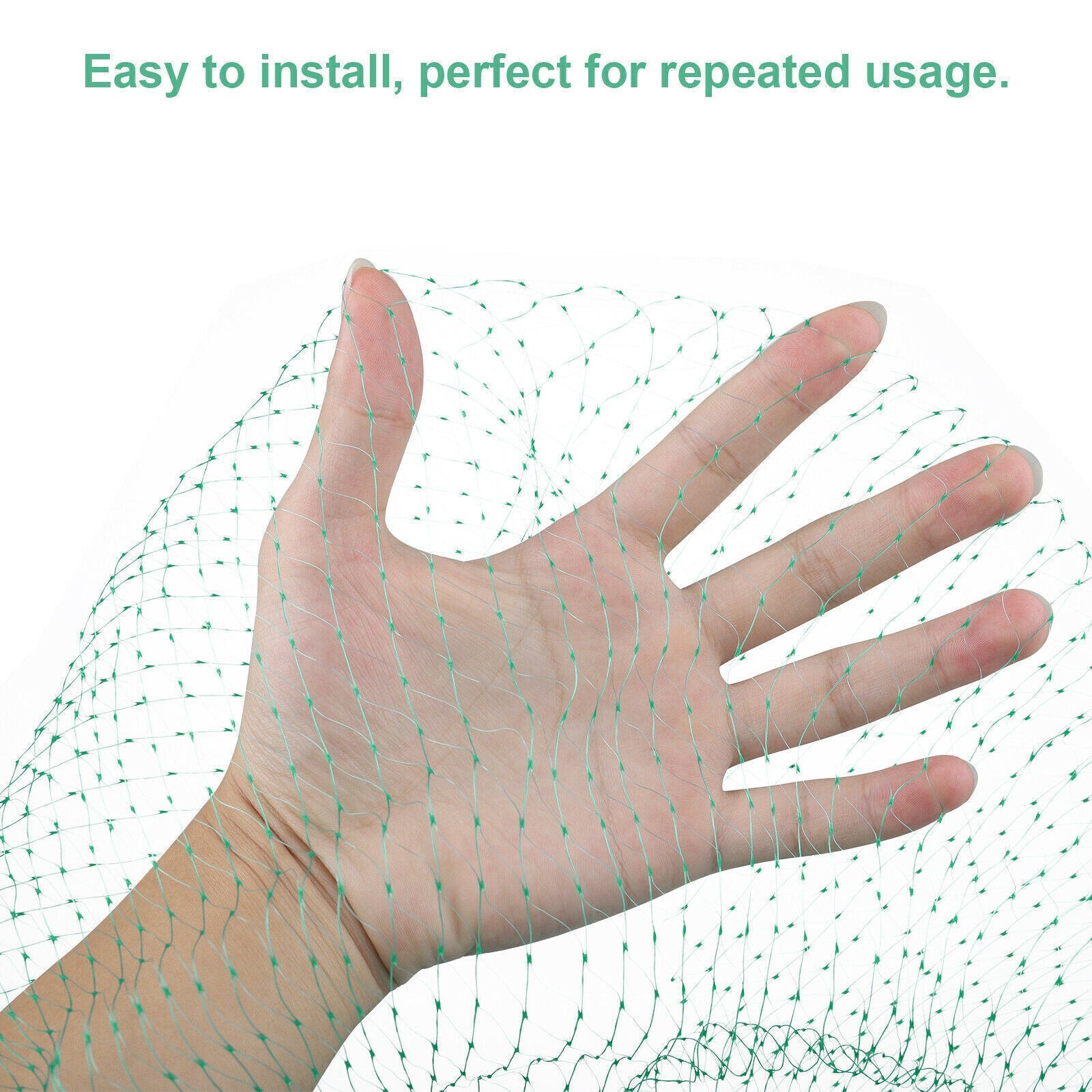 33FT Anti Bird Netting Pond Net Protection Tree Crops Plants Fruits