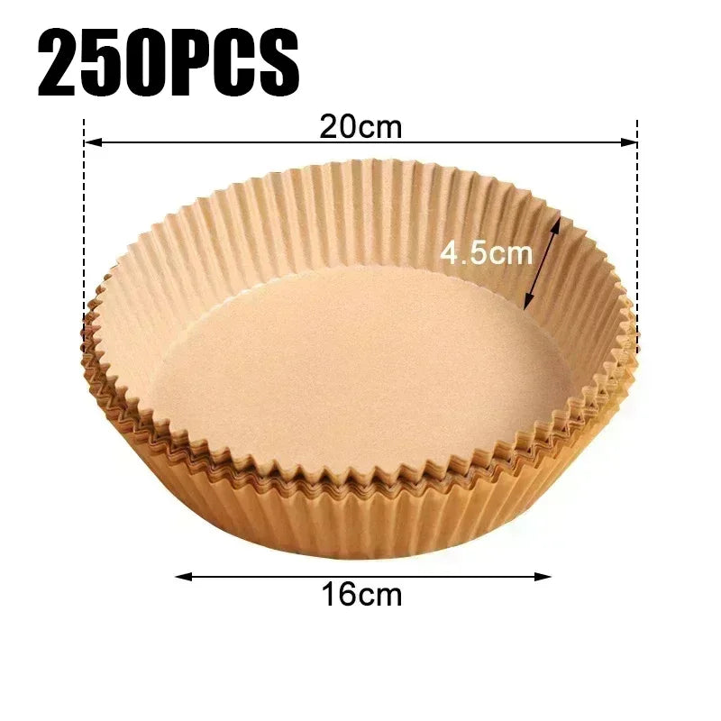 50/100pcs Square Silicone Oil Paper Mini Air Fryer Liner Suitable For Most Air Fryers Non Stick Air Fryer
