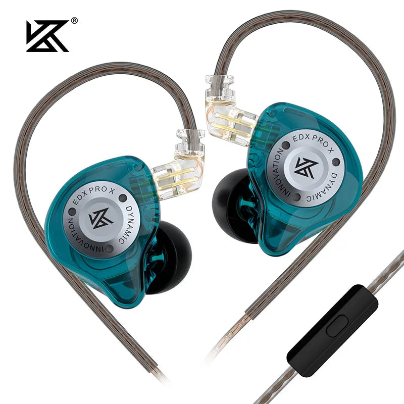 KZ EDX PRO X Dynamic Drive Earphone HIFI Bass Earbud Sport Music Cancelling Headsets 2PIN Cable KZ ZSTX ZSN PRO X EDC EDA ZVX