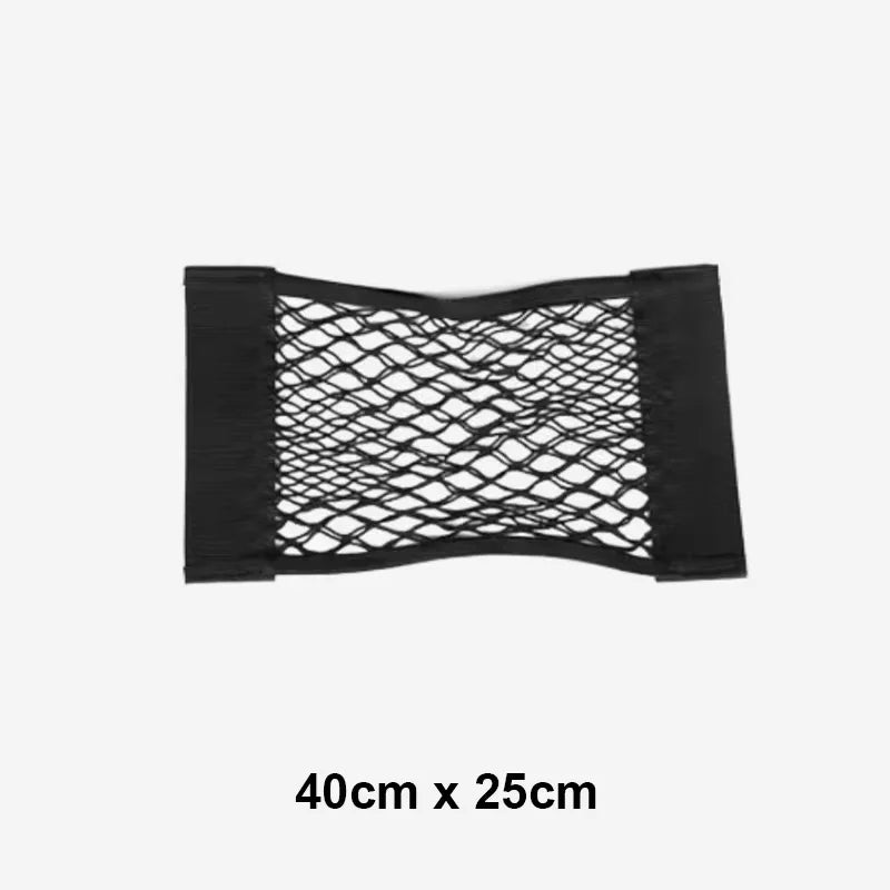 Car Trunk Storage Bag Nylon Mesh Nets Auto Back Rear Trunk Organizer Elastic String Luggage Net Holder Pocket Vehicle supplies