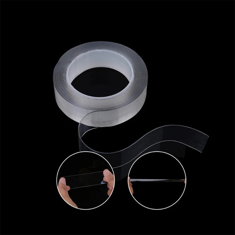 Nano Tape Super Strong Double Sided Tape Extra Strong Adhesive Non-slip Tape Waterproof Transparent Tape for Kitchen Bathroom