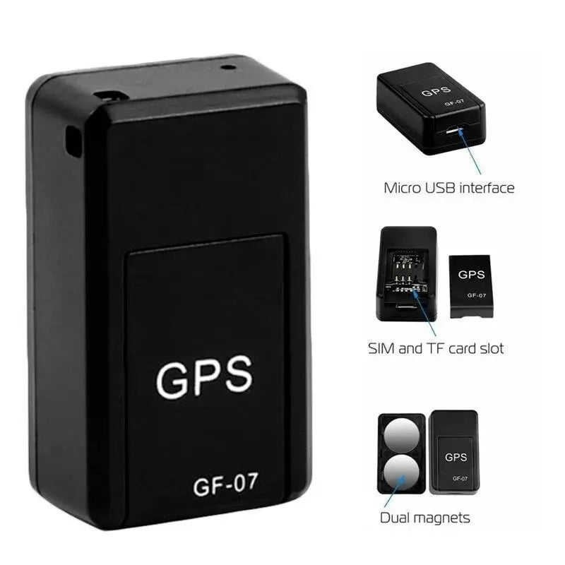 Mini Magnetic GF-07 GPS CarTracker Real Time Tracking Anti Theft Anti Locator Auto Strong Magnetic Mount SIM Message Positioner