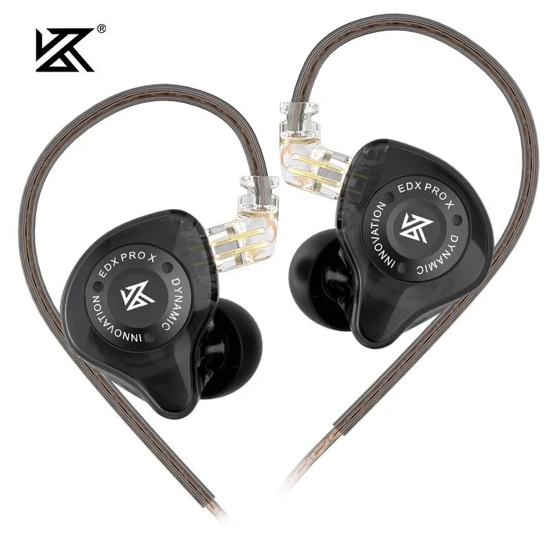 KZ EDX PRO X Dynamic Drive Earphone HIFI Bass Earbud Sport Music Cancelling Headsets 2PIN Cable KZ ZSTX ZSN PRO X EDC EDA ZVX