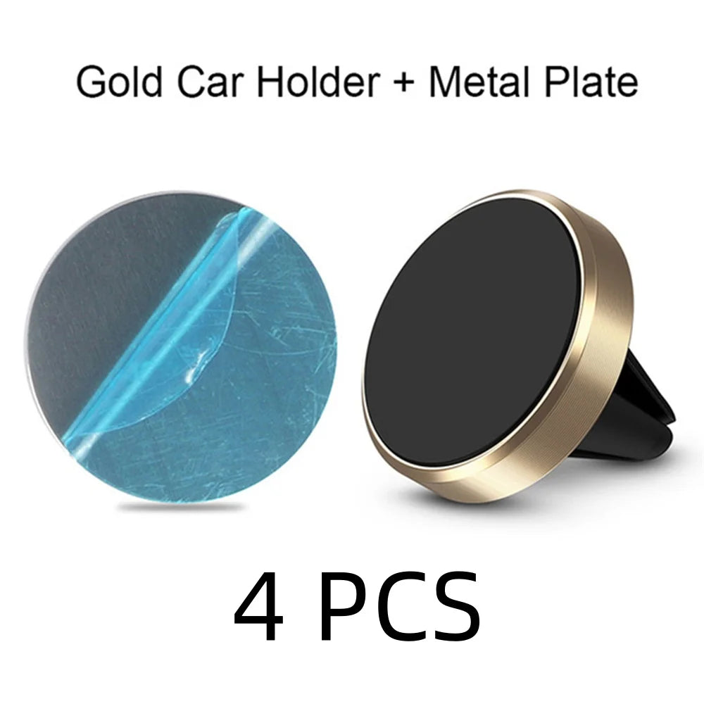 Magnetic Car Phone Holder Universal Mobile Phone Air Vent Mount Holder In Car Smartphone Stand Magnet Holder For iPhone Samsung
