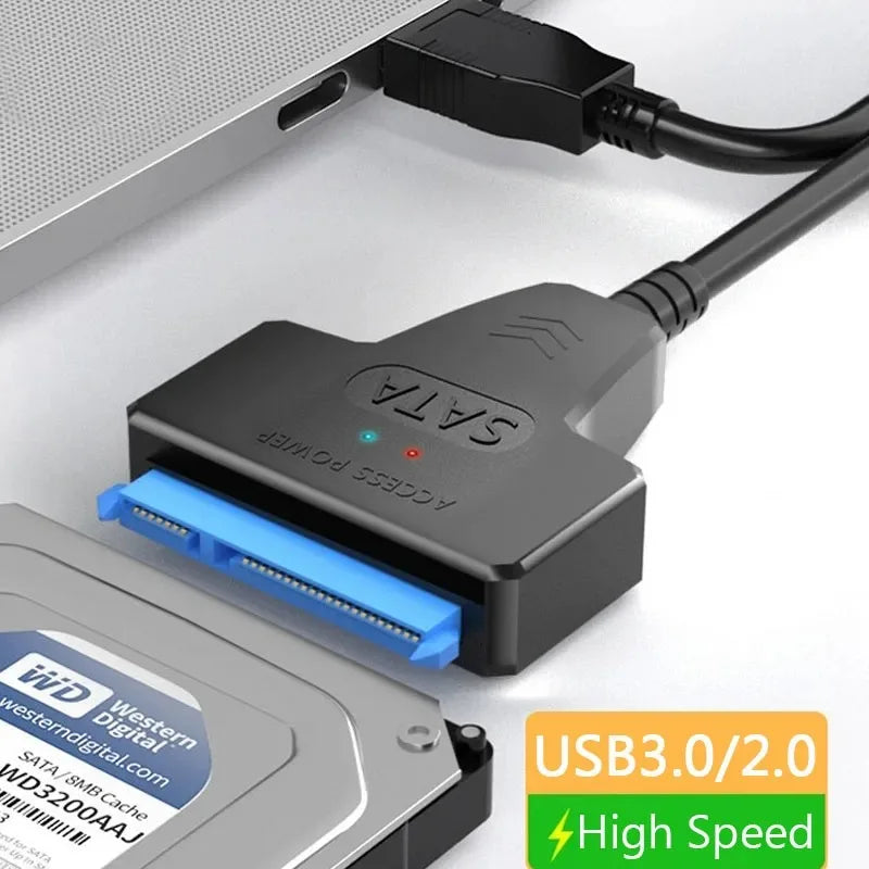 USB 3.0 TO SATA 2.5 Inch SSD HDD Hard Drive Adapter For Laptop Desktop Computer Sata to USB Hard Drive Expansion Adapter