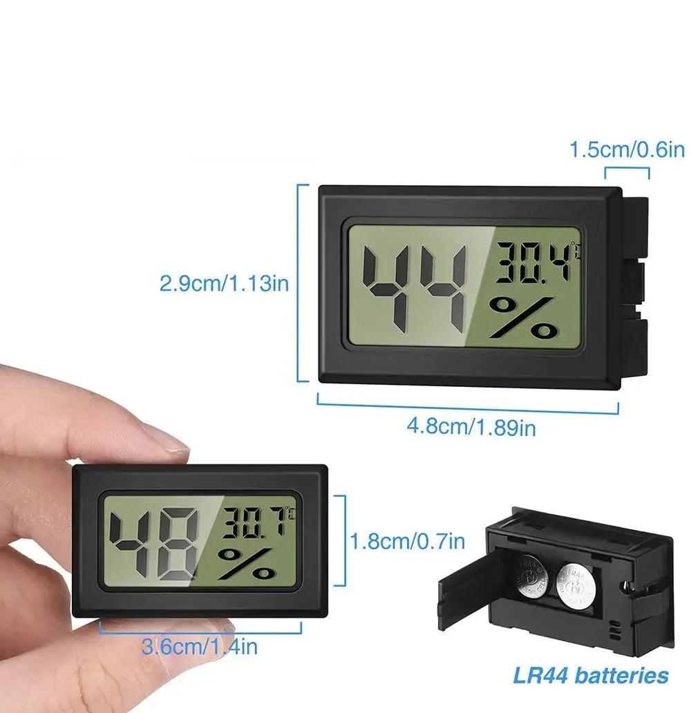 Mini LCD Digital Thermometer Hygrometer Temperature Indoor Convenient