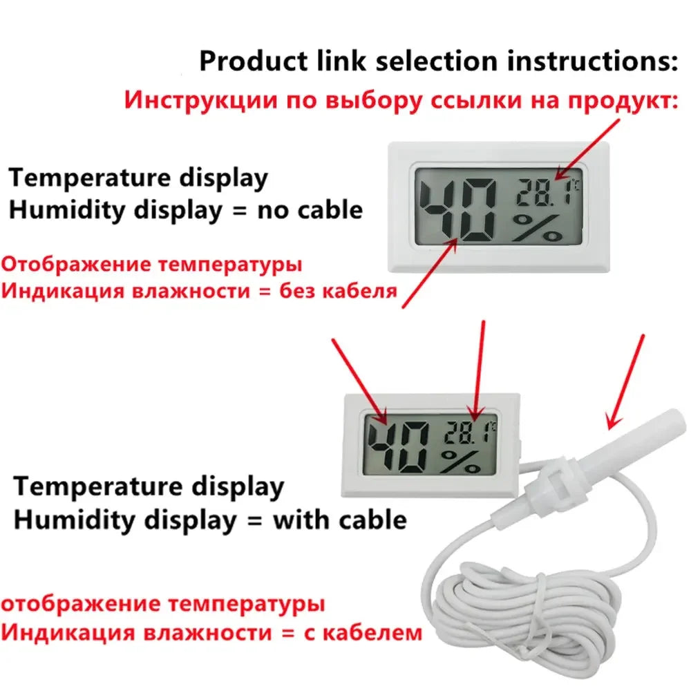 Mini LCD Digital Thermometer Hygrometer Temperature Indoor Convenient