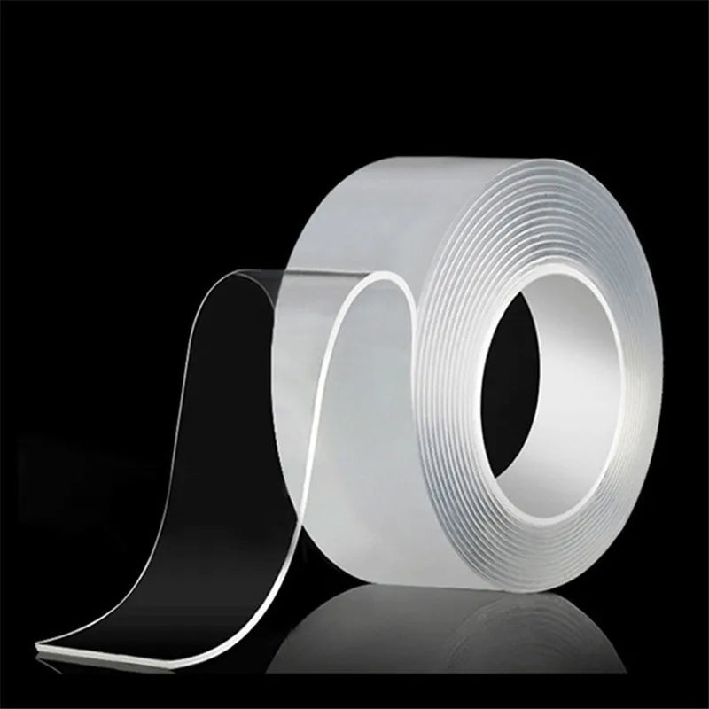 1m 2m 3m 5m Nano Tape Double Sided Tape Transparent Reusable