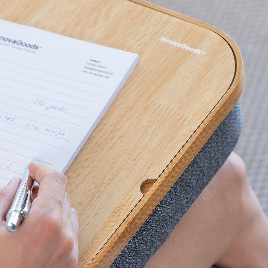 Portable Laptop Desk with Storage Tray Larage InnovaGoods