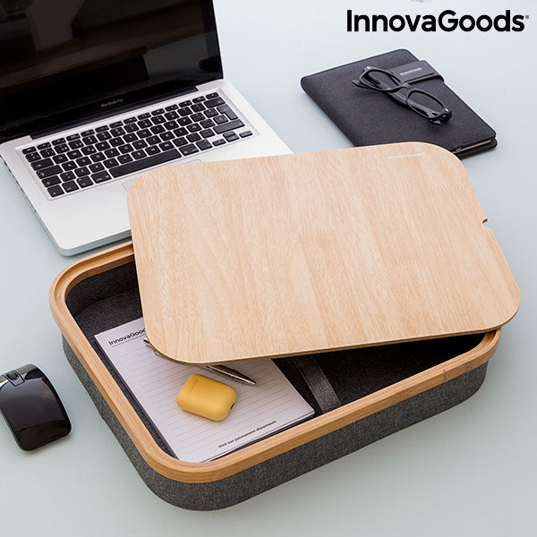 Portable Laptop Desk with Storage Tray Larage InnovaGoods