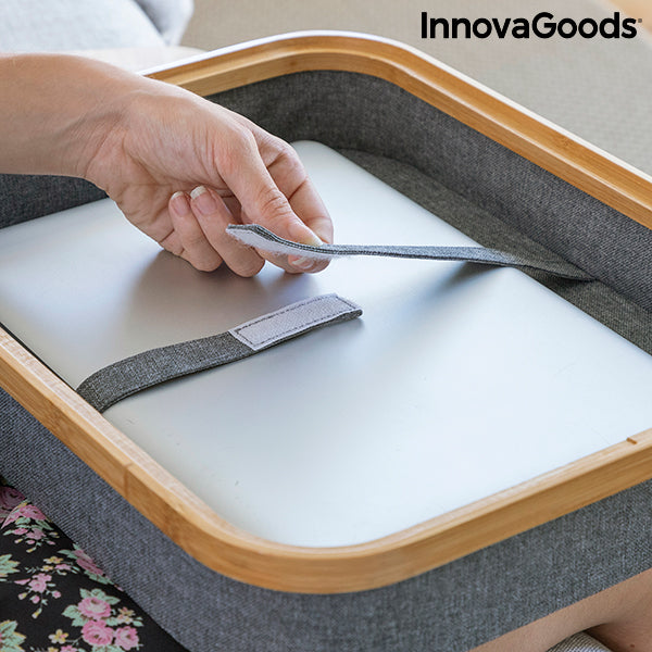 Portable Laptop Desk with Storage Tray Larage InnovaGoods