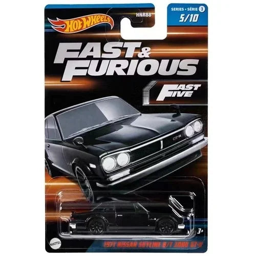 Original 986C Hot Wheels Fast and Furious Mini Cars Hotwheels 1/64 Bugatti Datsun Nissan GT-R Car Model HNR88 Christmas Gift Toy