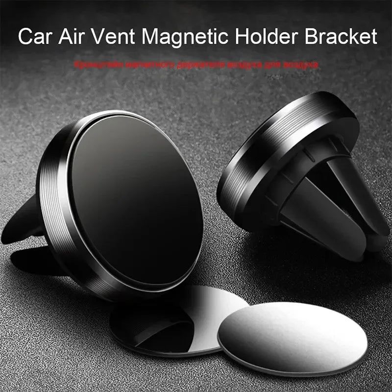 Magnetic Car Phone Holder Universal Mobile Phone Air Vent Mount Holder In Car Smartphone Stand Magnet Holder For iPhone Samsung