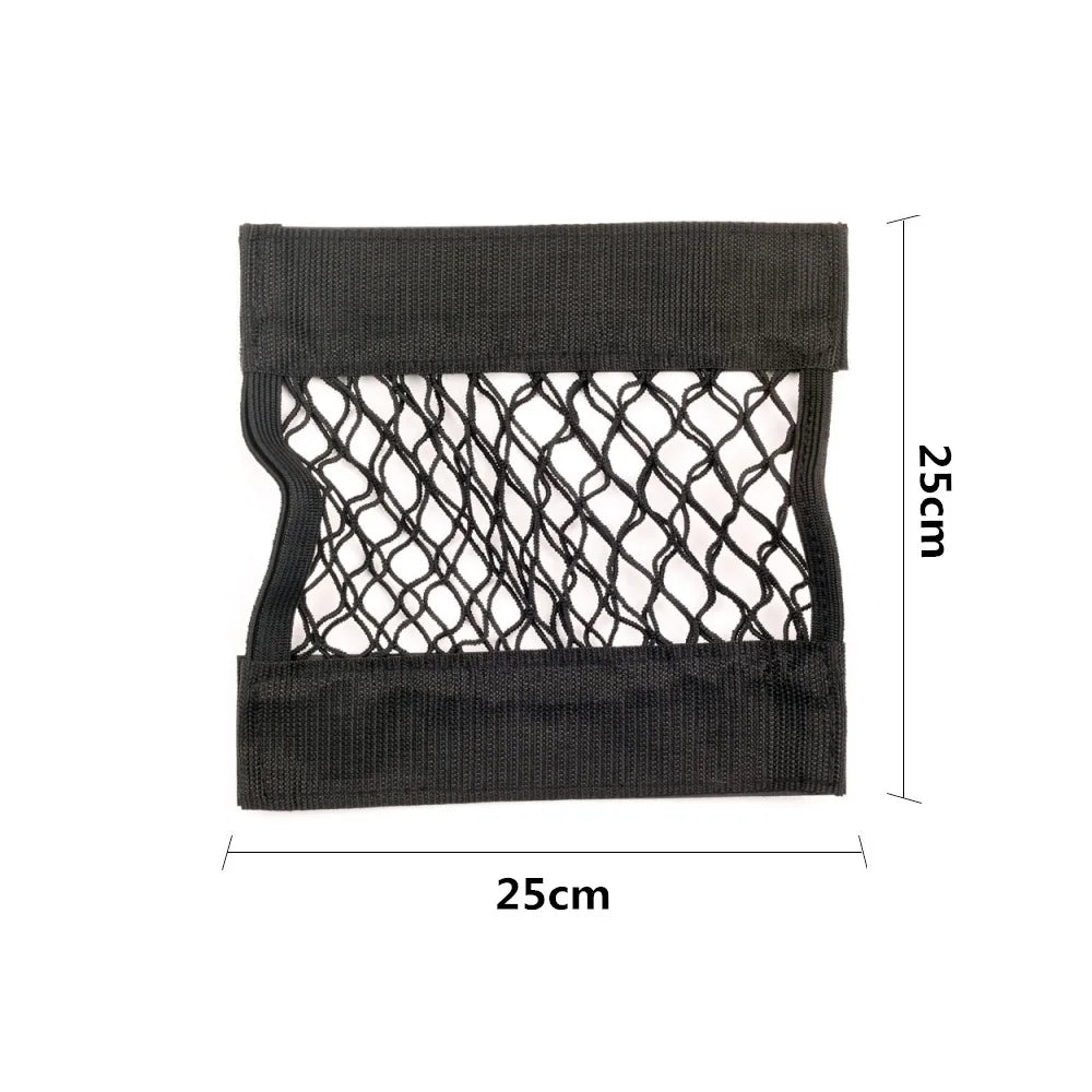 Car Trunk Storage Bag Nylon Mesh Nets Auto Back Rear Trunk Organizer Elastic String Luggage Net Holder Pocket Vehicle supplies