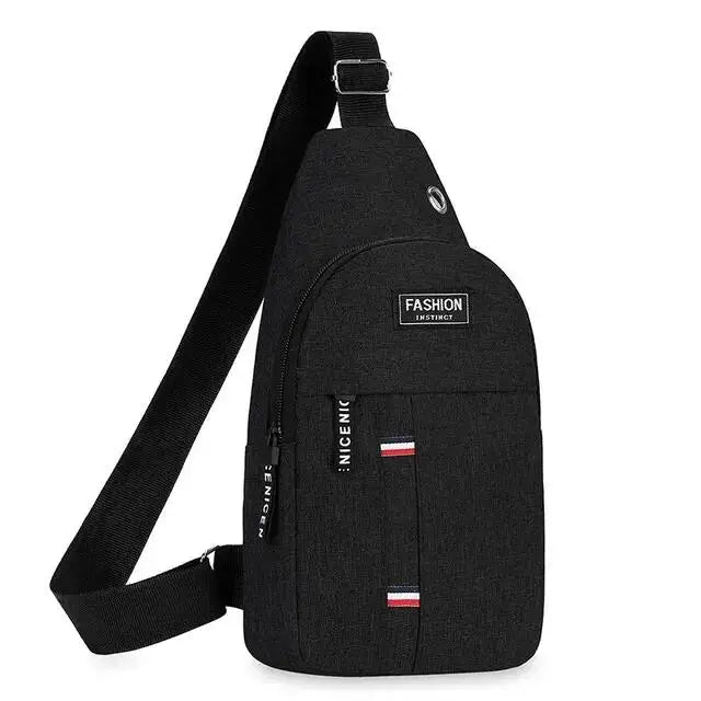 Fashionable and Trendy Lightweight Single Minimalist Shoulder Crossbody Bag for Men with Large Capacity for Leisure and Sports